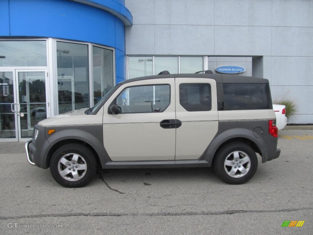 2005 Element EX AWD - Cargo Khaki / Black/Gray photo #3