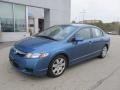 Atomic Blue Metallic 2010 Honda Civic LX Sedan Exterior