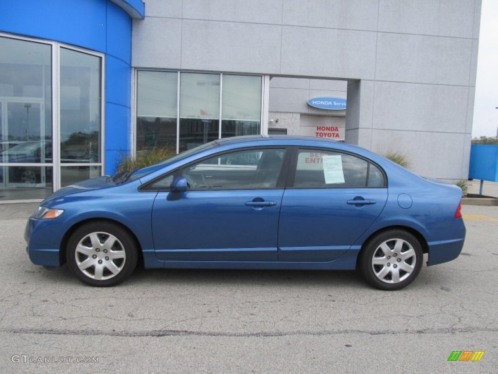 Atomic Blue Metallic 2010 Honda Civic LX Sedan Exterior Photo #69407744