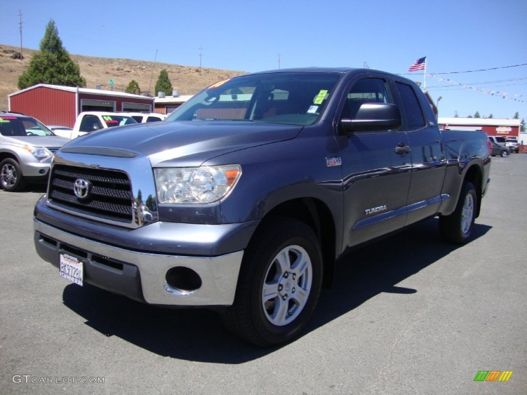 2008 Tundra SR5 Double Cab - Slate Gray Metallic / Graphite Gray photo #3