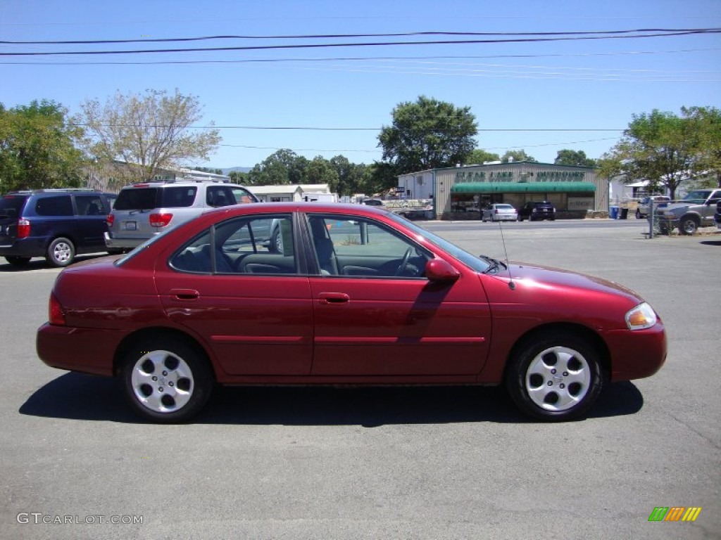 Inferno Red 2004 Nissan Sentra 1.8 S Exterior Photo #69408294