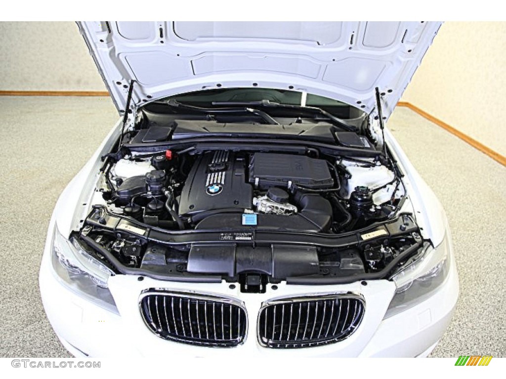2009 3 Series 335i Sedan - Alpine White / Black photo #12