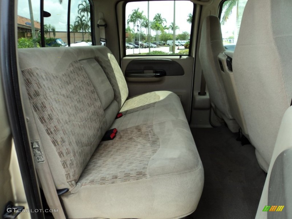 2000 Ford F350 Super Duty XLT Crew Cab 4x4 Rear Seat Photo #69409375