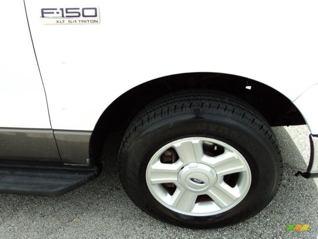2004 F150 XLT SuperCab - Oxford White / Medium Graphite photo #3