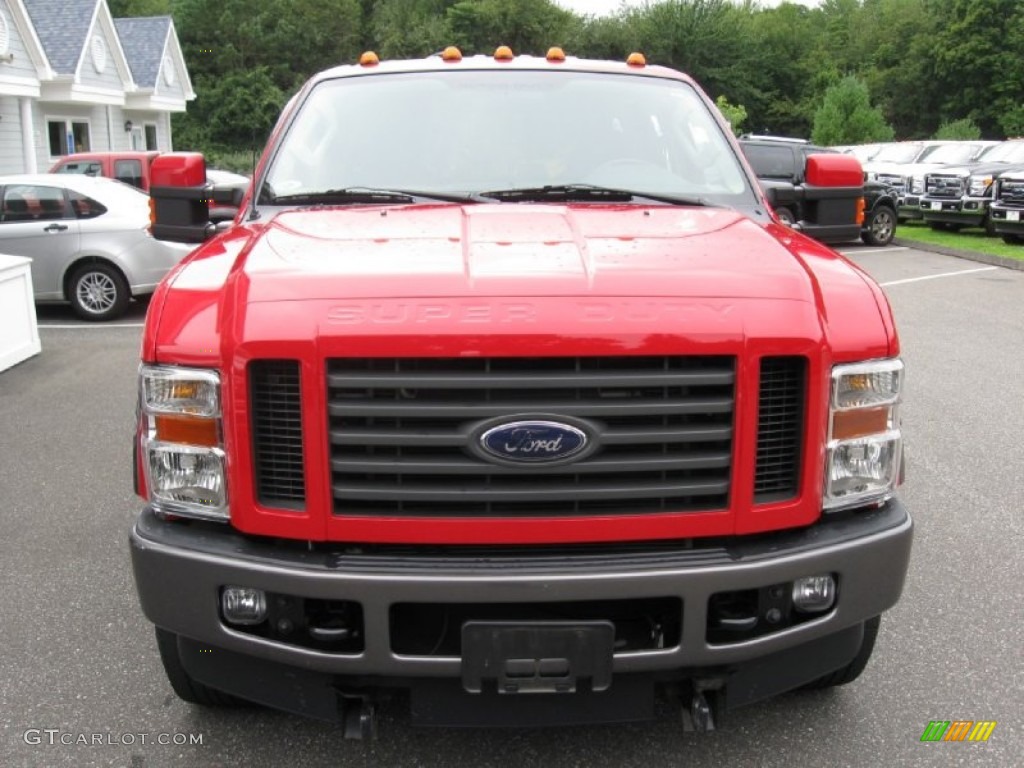 Red 2008 Ford F250 Super Duty XLT Crew Cab 4x4 Exterior Photo #69410098
