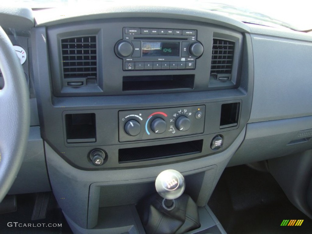 2008 Dodge Ram 1500 ST Regular Cab Controls Photo #69410281