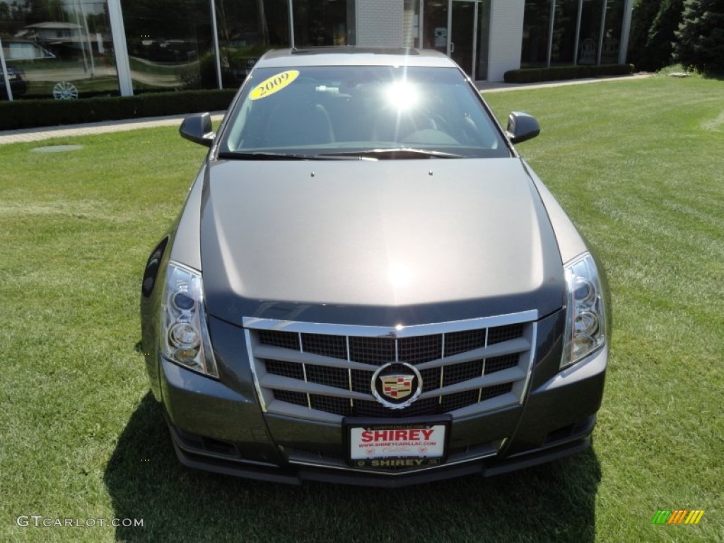 2009 CTS 4 AWD Sedan - Thunder Gray ChromaFlair / Light Titanium/Ebony photo #2