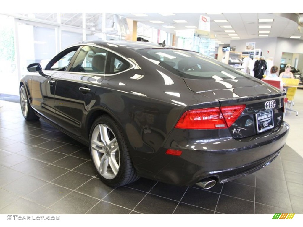 2013 A7 3.0T quattro Premium Plus - Oolong Gray Metallic / Black photo #4