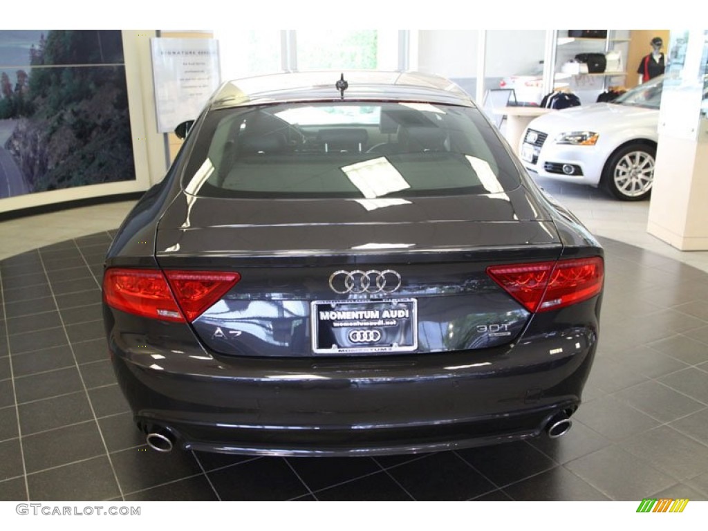 2013 A7 3.0T quattro Premium Plus - Oolong Gray Metallic / Black photo #6