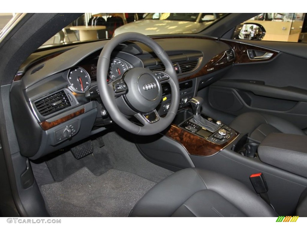 2013 A7 3.0T quattro Premium Plus - Oolong Gray Metallic / Black photo #9
