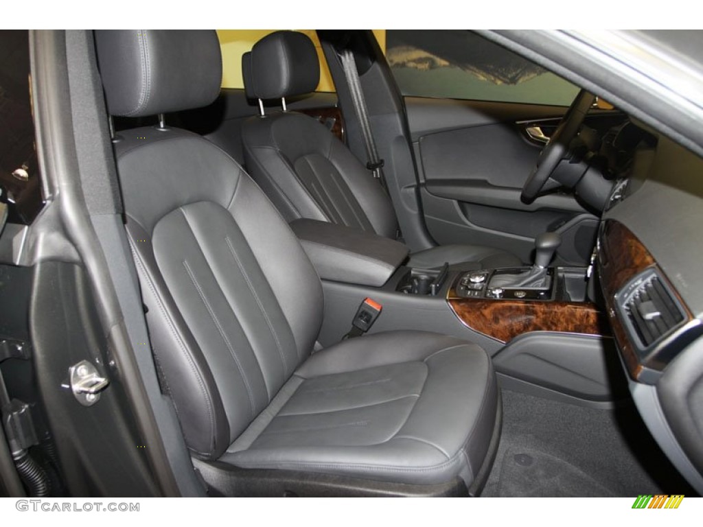 2013 A7 3.0T quattro Premium Plus - Oolong Gray Metallic / Black photo #22