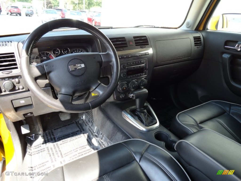 Ebony Black Interior 2006 Hummer H3 Standard H3 Model Photo #69411598