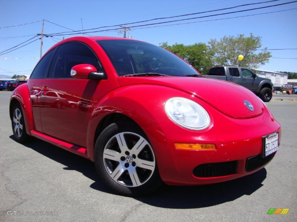 Salsa Red Volkswagen New Beetle