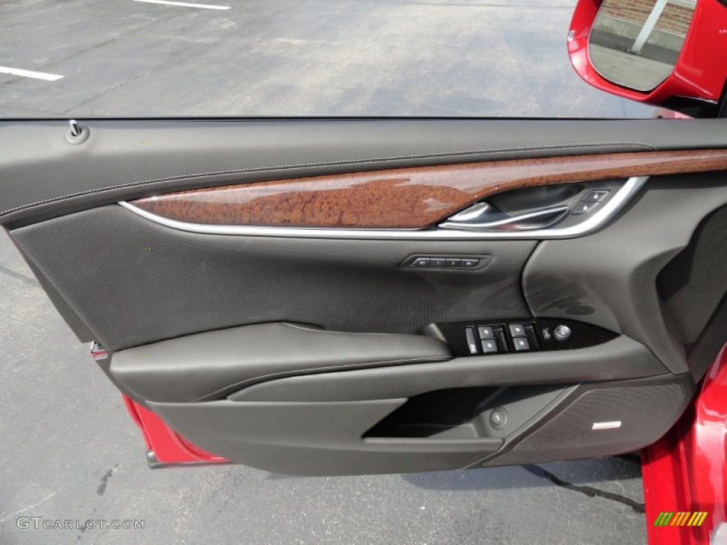 2013 Cadillac XTS Luxury FWD Jet Black Door Panel Photo #69411804