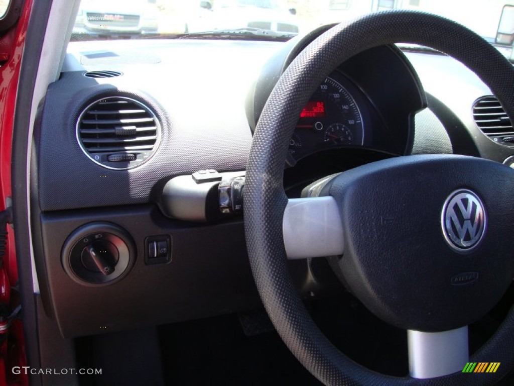 2006 New Beetle 2.5 Coupe - Salsa Red / Black photo #11