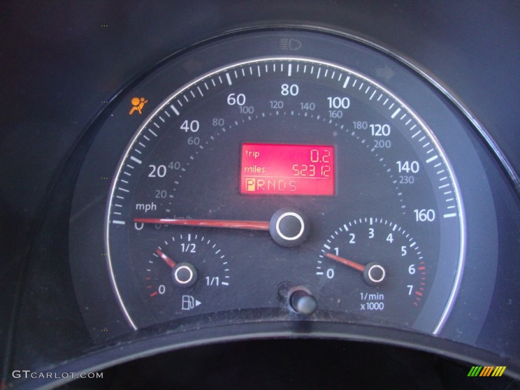 2006 New Beetle 2.5 Coupe - Salsa Red / Black photo #12