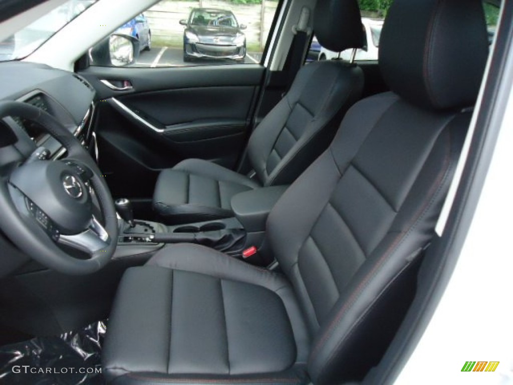 Black Interior 2013 Mazda CX-5 Grand Touring AWD Photo #69412177