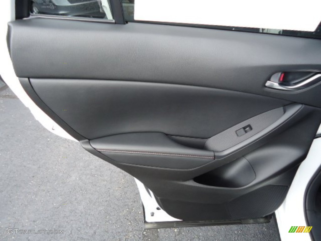 2013 Mazda CX-5 Grand Touring AWD Black Door Panel Photo #69412197