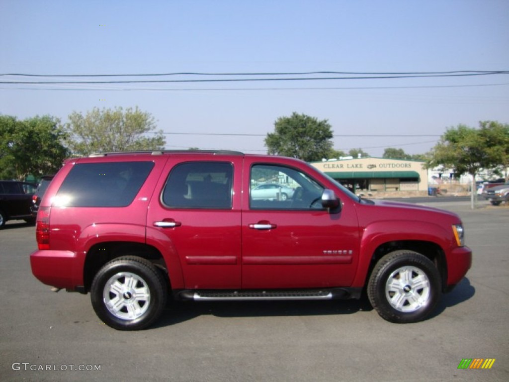 Sport Red Metallic 2007 Chevrolet Tahoe LTZ 4x4 Exterior Photo #69412285