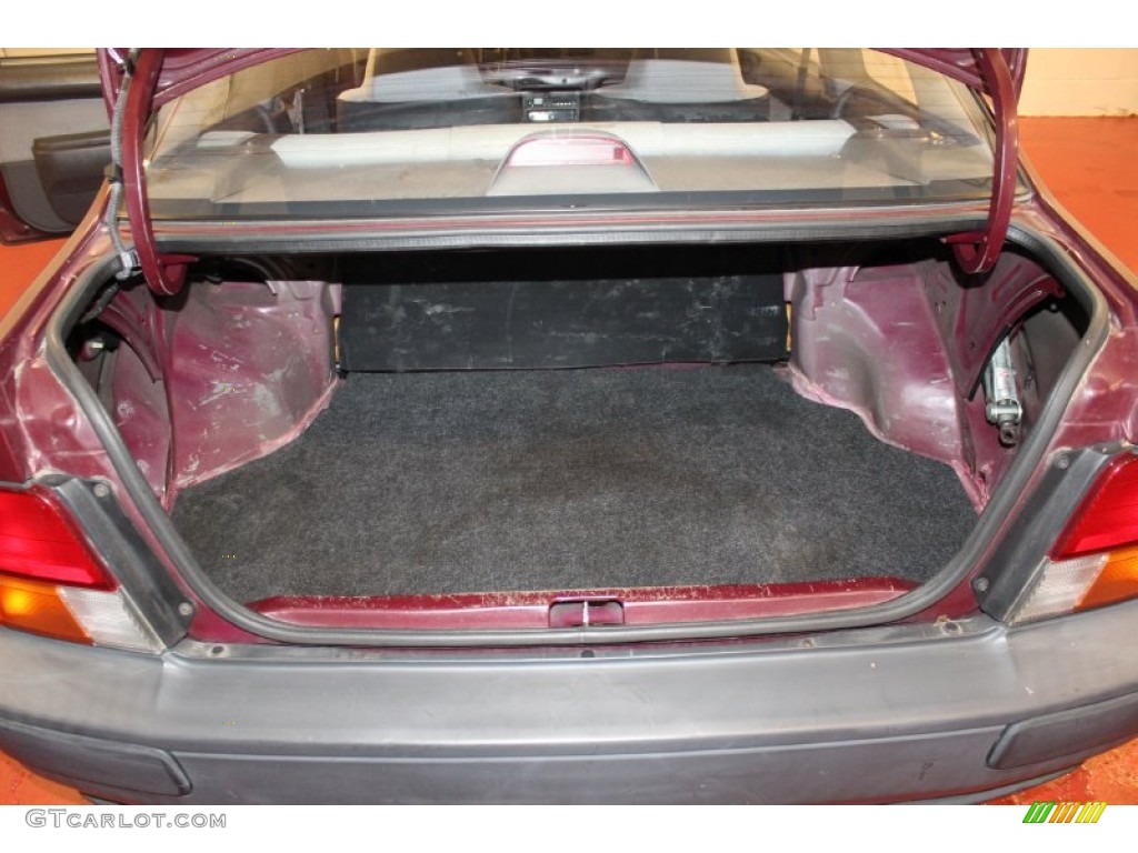 1996 Tercel Coupe - Ruby Pearl / Gray photo #16