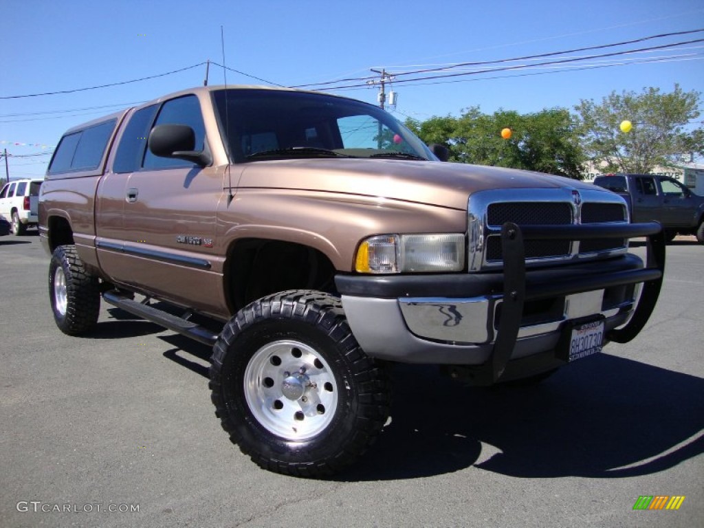 2000 Ram 1500 SLT Extended Cab - Sierra Bronze Pearlcoat / Camel/Tan photo #1