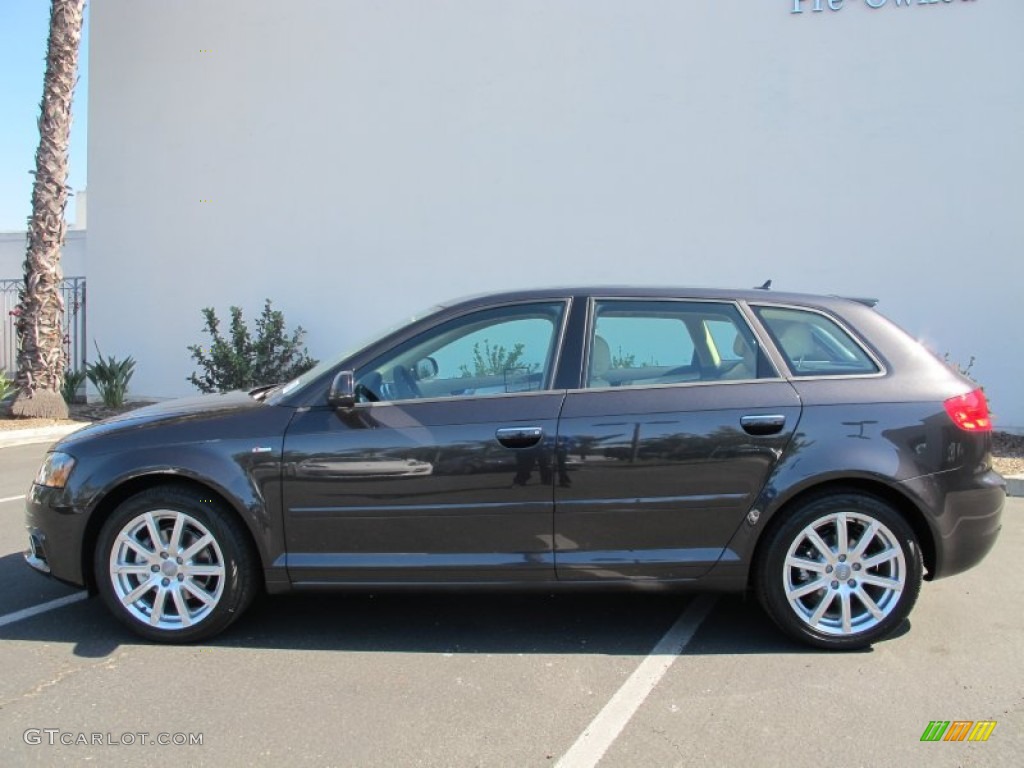 Lava Gray Pearl Effect 2013 Audi A3 2.0 TDI Exterior Photo #69416086