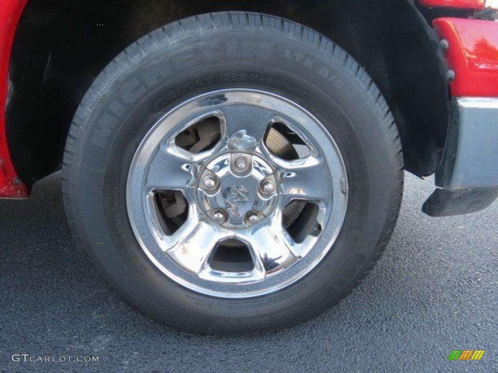 2003 Ram 1500 SLT Quad Cab - Flame Red / Taupe photo #9