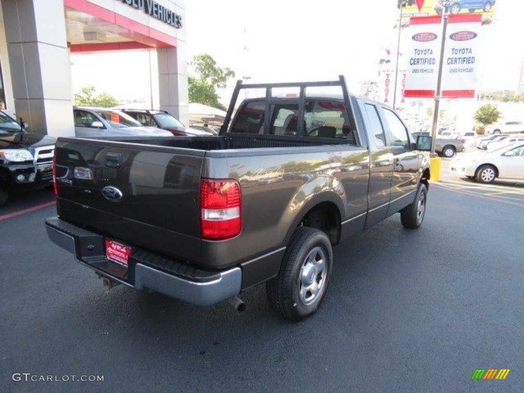 2006 F150 XLT SuperCab 4x4 - Dark Shadow Grey Metallic / Tan photo #7