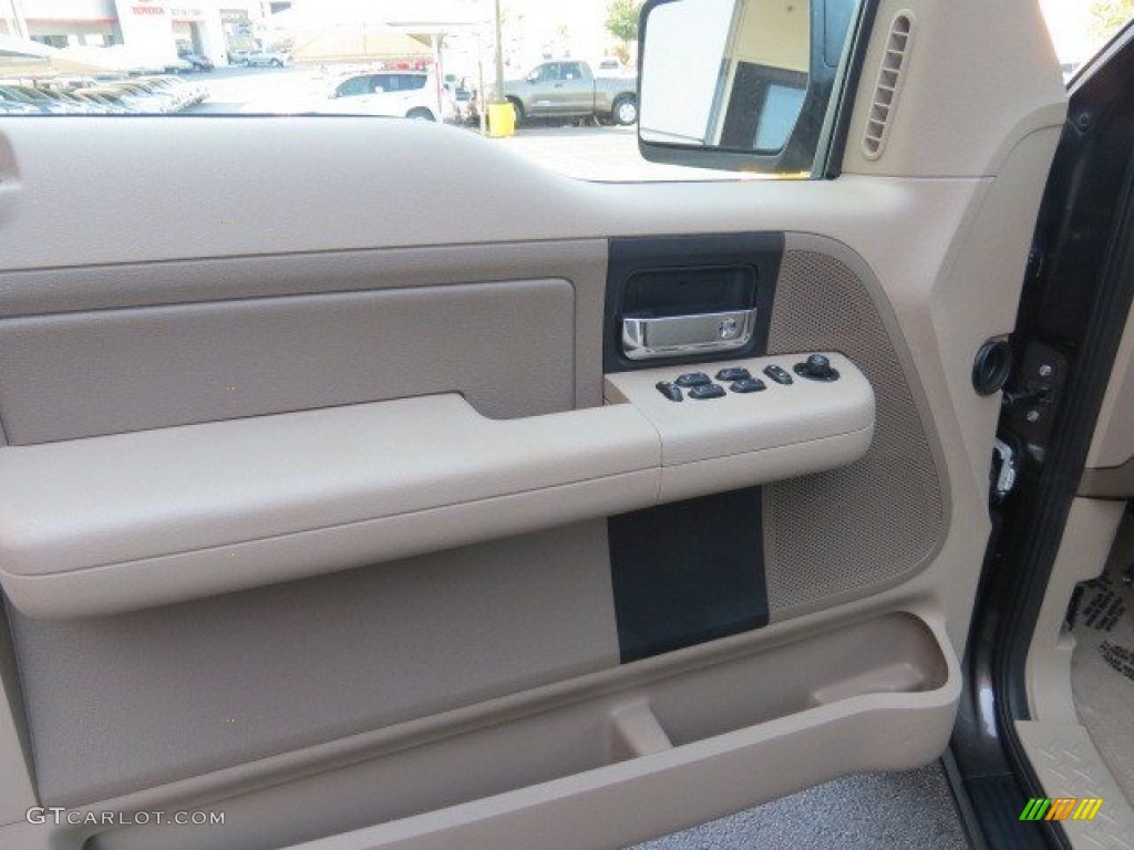2006 F150 XLT SuperCab 4x4 - Dark Shadow Grey Metallic / Tan photo #10