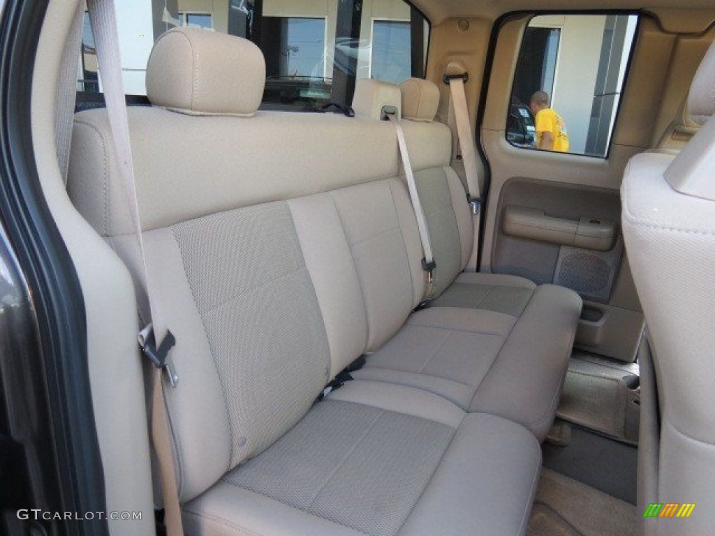 2006 F150 XLT SuperCab 4x4 - Dark Shadow Grey Metallic / Tan photo #13