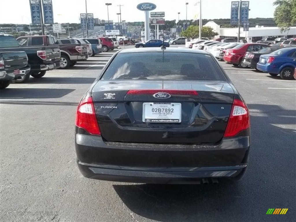 2008 Fusion SEL V6 - Tuxedo Black Metallic / Medium Light Stone photo #4