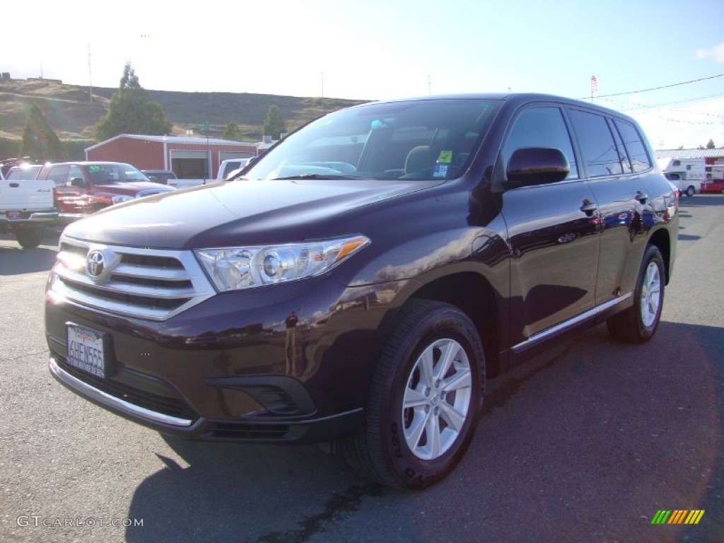 2011 Highlander V6 4WD - Sizzling Crimson Mica / Ash photo #3