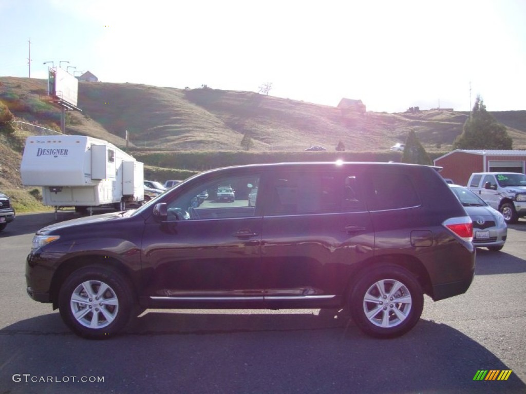2011 Highlander V6 4WD - Sizzling Crimson Mica / Ash photo #4