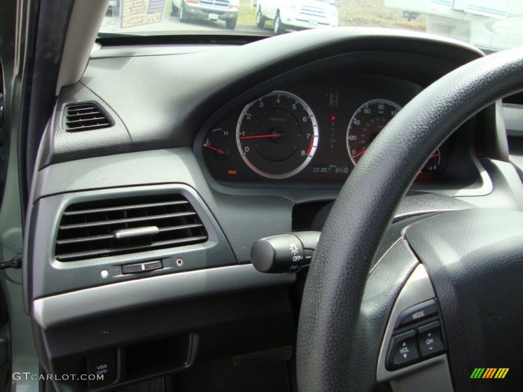 2009 Accord EX Sedan - Mystic Green Metallic / Gray photo #11