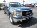 2009 Stealth Gray Metallic GMC Sierra 1500 SLE Extended Cab 4x4  photo #2