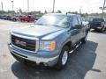 2009 Stealth Gray Metallic GMC Sierra 1500 SLE Extended Cab 4x4  photo #3