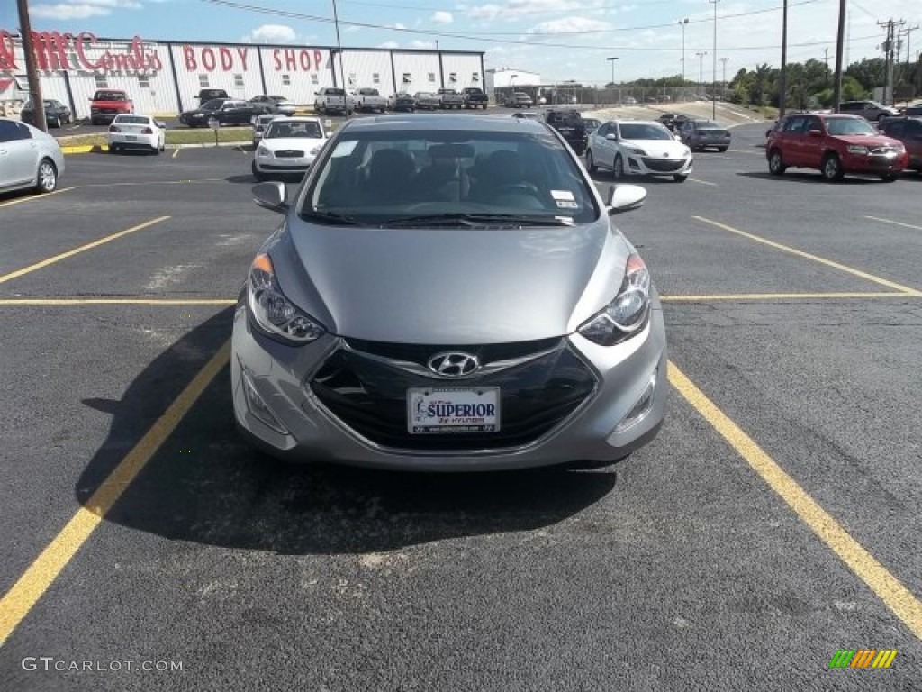 2013 Elantra Coupe SE - Titanium Gray Metallic / Black photo #1