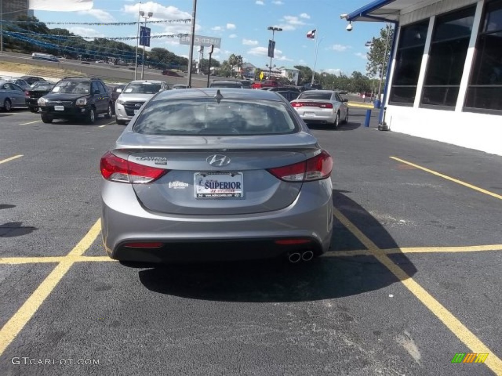 2013 Elantra Coupe SE - Titanium Gray Metallic / Black photo #3