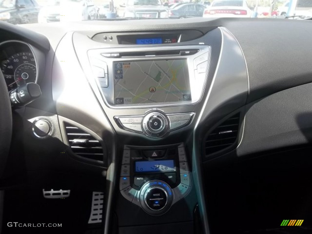 2013 Elantra Coupe SE - Titanium Gray Metallic / Black photo #11