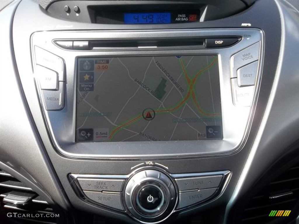 2013 Elantra Coupe SE - Titanium Gray Metallic / Black photo #12