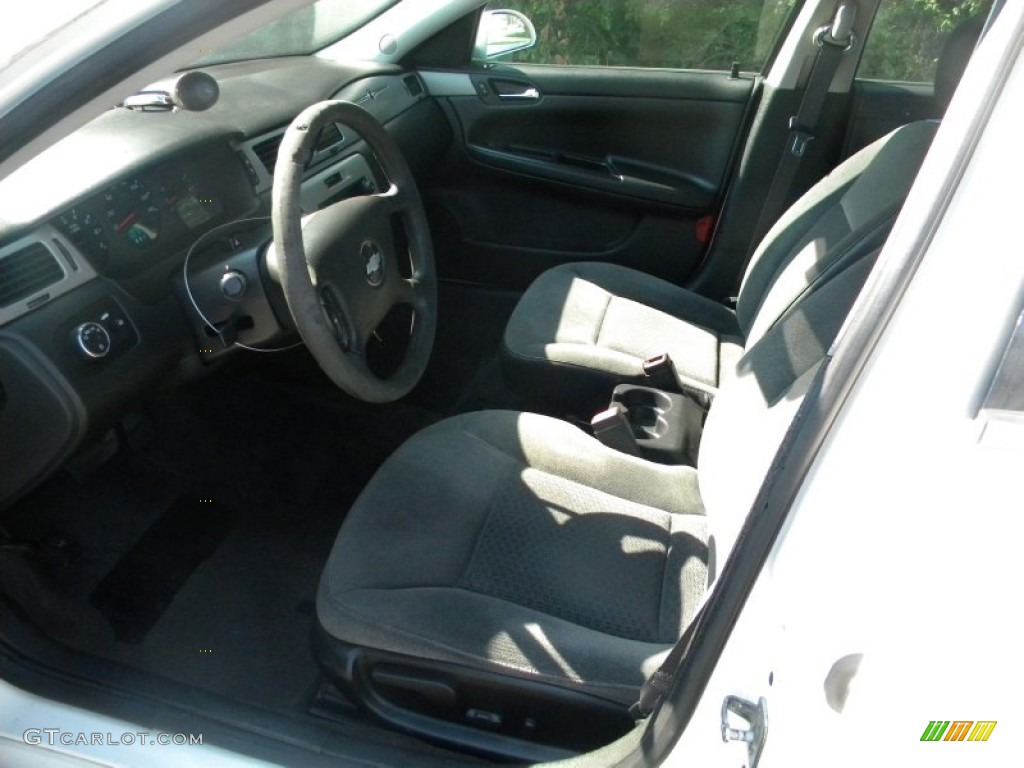 Ebony Black Interior 2008 Chevrolet Impala Police Photo #69419614