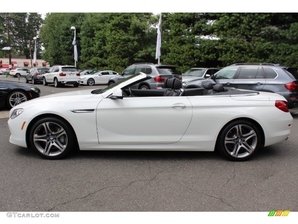 Bmw 6 series coupe white #5