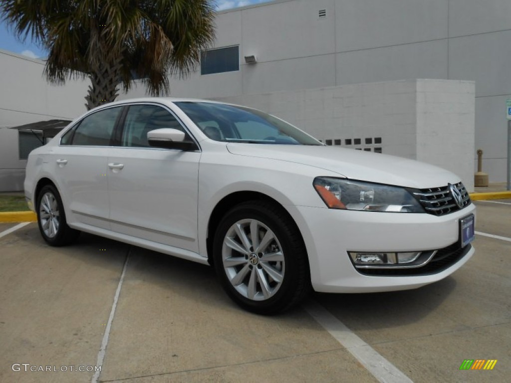 Candy White Volkswagen Passat