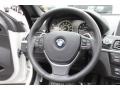 Black Nappa Leather Steering Wheel Photo for 2012 BMW 6 Series #69419993
