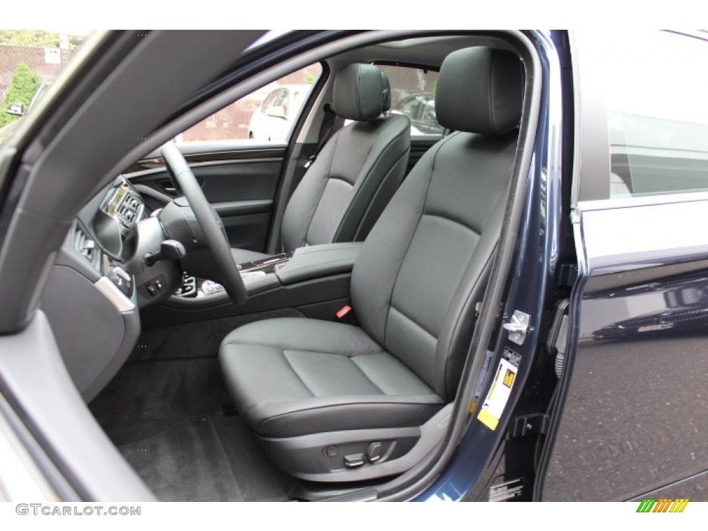Black Interior 2012 BMW 5 Series 535i Sedan Photo #69420799