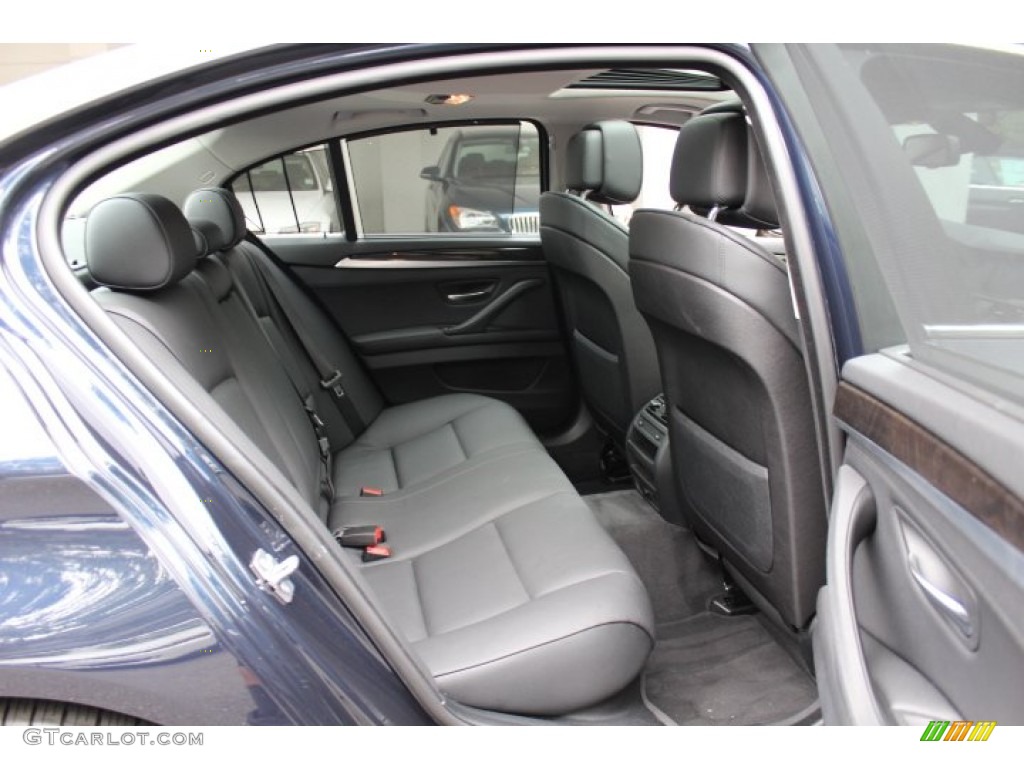 2012 BMW 5 Series 535i Sedan Rear Seat Photo #69420895