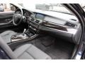 Black 2012 BMW 5 Series 535i Sedan Dashboard