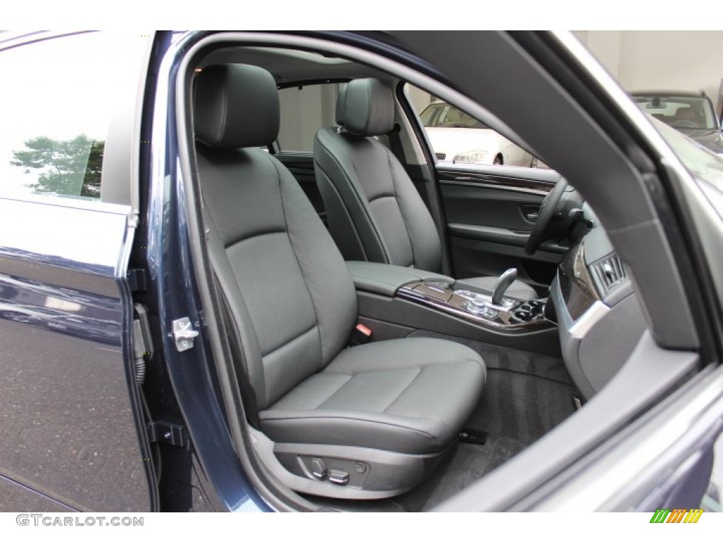Black Interior 2012 BMW 5 Series 535i Sedan Photo #69420928