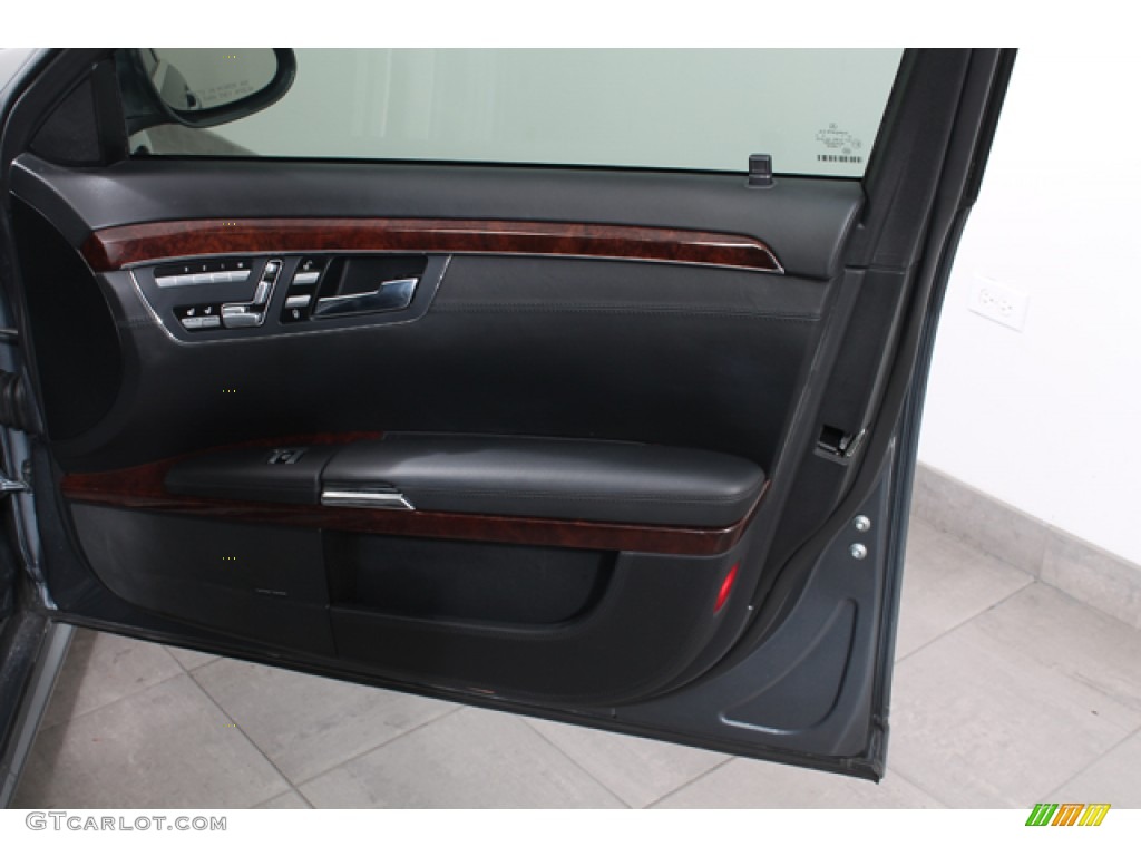 2007 Mercedes-Benz S 65 AMG Sedan Black Door Panel Photo #69421080