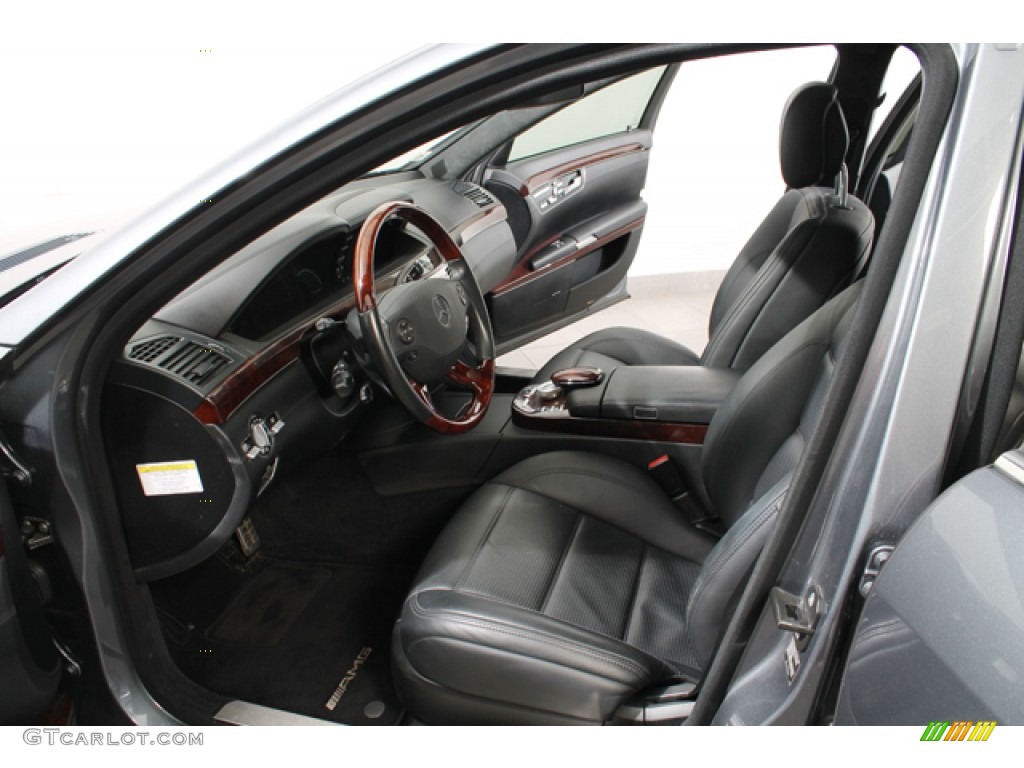 Black Interior 2007 Mercedes-Benz S 65 AMG Sedan Photo #69421127
